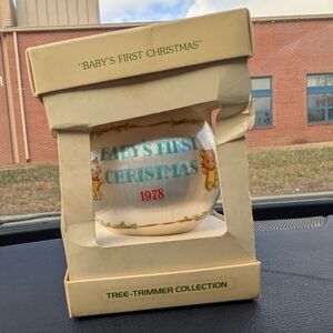 1978 Baby's First Christmas Ornament Hallmark Keepsake Collection, With Box